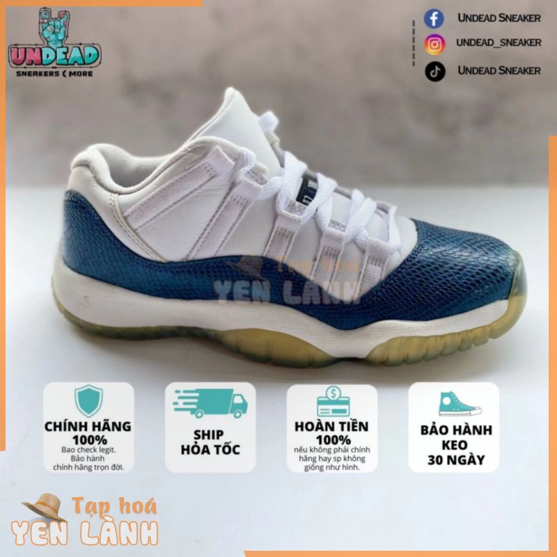 [Giày 2hand] Giày thể thao Jordan 11 Low cũ chính hãng