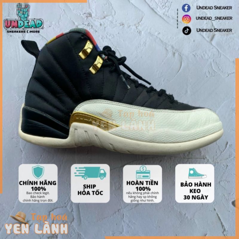 [Giày 2hand] Giày thể thao Jordan 12 cũ chính hãng