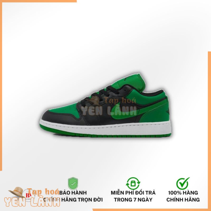 Chính Hãng Giày Nữ Jordan 1 Low Lucky Black Green