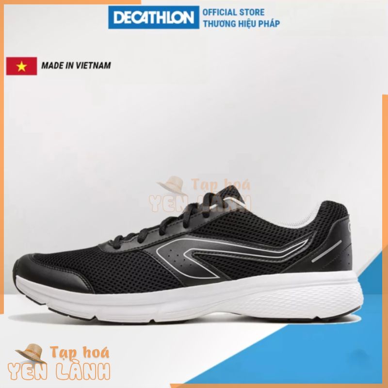 Giày thể thao nam DECATHLON Kalenji Run Cushion Đen