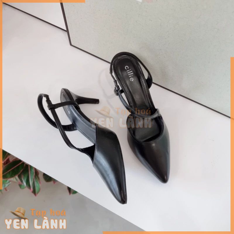 Xả kho Giày cao gót dây chéo mới lạ gót cao 7cm hàng VNXK