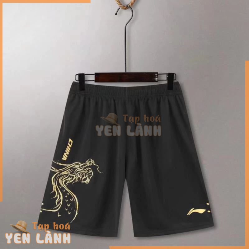 Lee LINING GIÀY BADMINTON GIÀY TENNIS QUẦN FIVE BALLS GIÀY Mùa hè 2024 Quần short nam dáng rộng thời trang mới