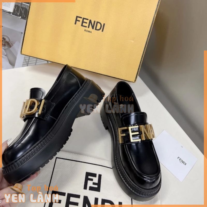 Fendi Giày Lười Da Thời Trang Dành Cho Nữ