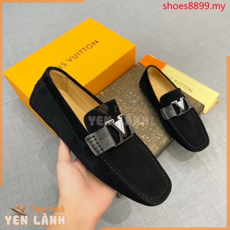 Giày da Louis Vuitton Nubuck chất lượng chính hãng LV Giày phù hợp với thời trang cổ điển