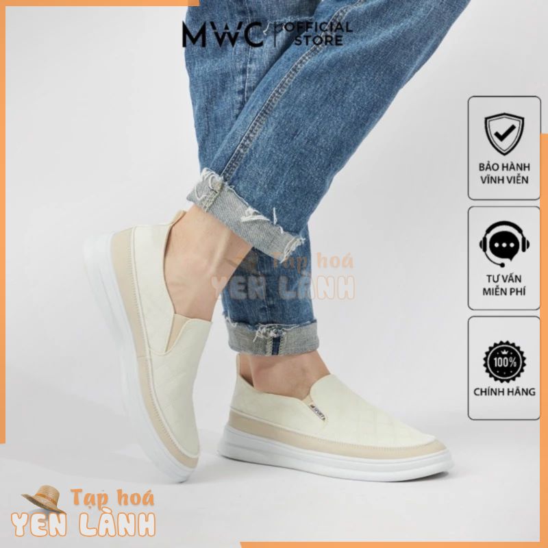 Giày Slipon Nam MWC 6065 – Giày Mọi Lười Nam Da