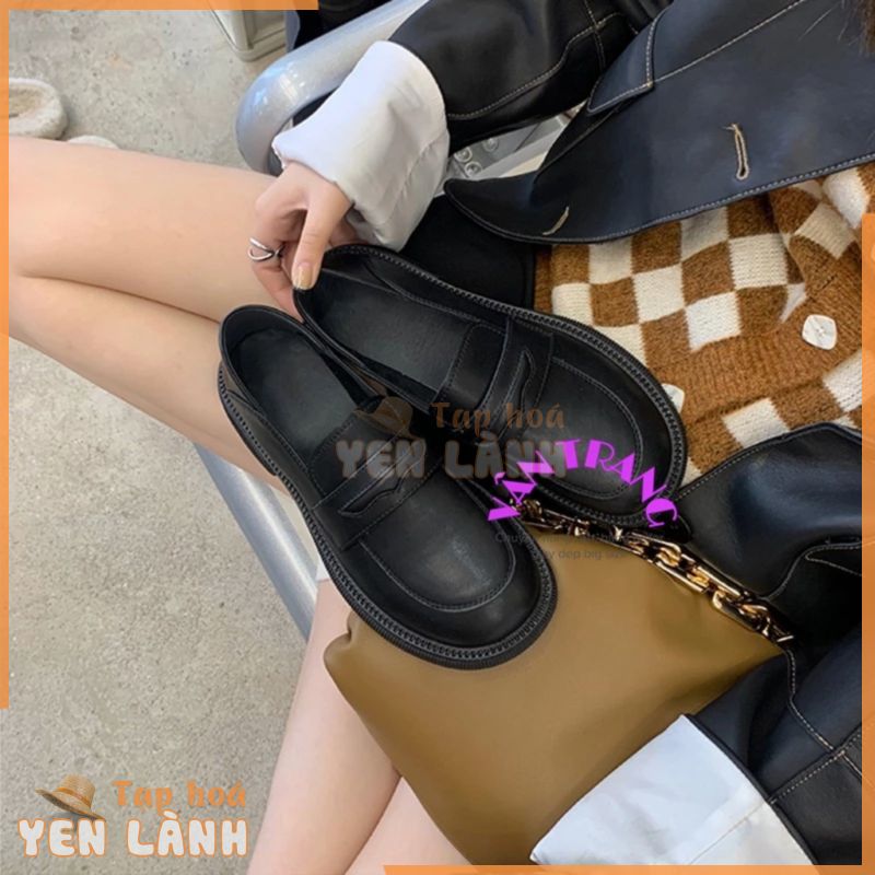 Giày lười big size nữ da mềm có từ size 35-43 G70350