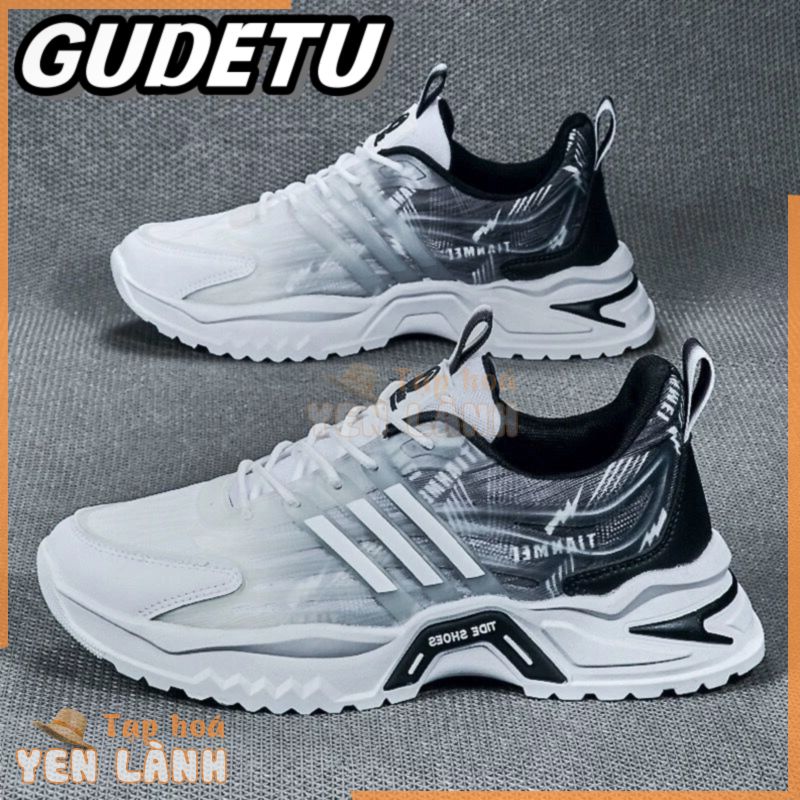 GUDETU  Giày Thời Trang Phong Cách Thể Thao Năng Động Cho Nam Giày Sneaker Sọc. Giày Lưới Thoáng Khí. Giày Thể Thao Đế Dày Thời Trang Năng Động Giày Thể Thao Hàn Quốc Cho Bé Trai Giày Thể Thao Nam Thời Trang Năng Động