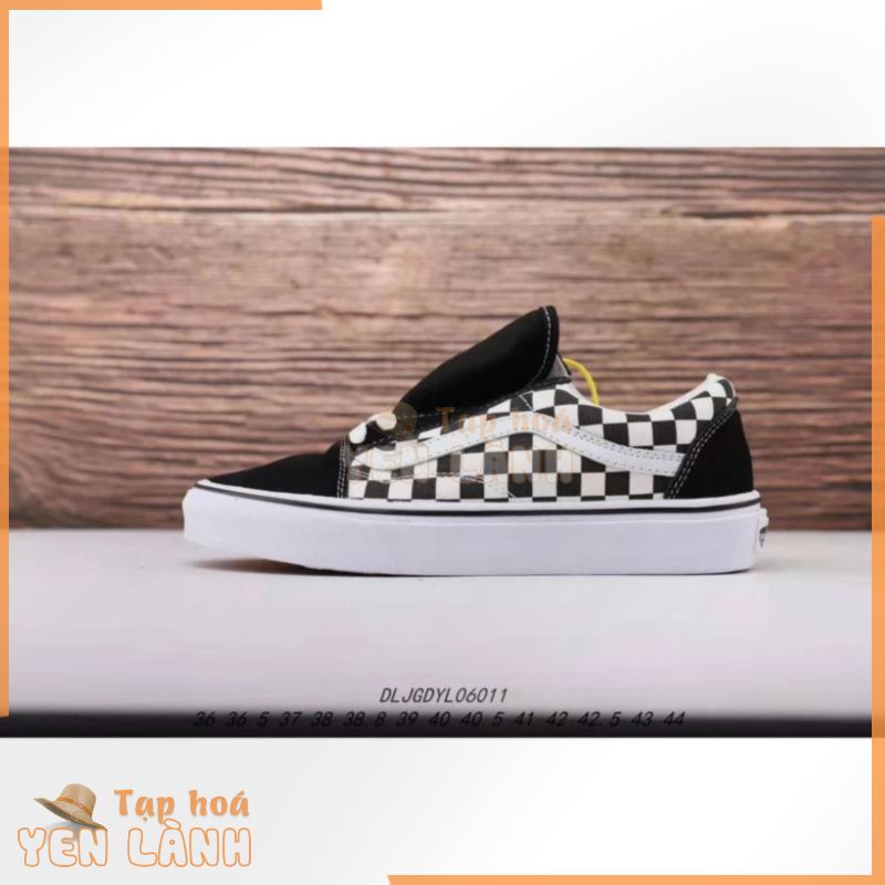 12.12 Full Box có BH Giày Vans Old Skool Checkerboard DL JGDYL06011 , GIÀY lười nam , cổ thấp ,hàng CHÍNH HÃNG 100% ^ ⁶