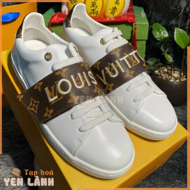 [   CHÍNH HÃNG ] Giày Louis Vuitton Trainer Backdoor AUTHENTIC. Giày Sneaker LV Quai Dán Nam Nữ Size 36-43.Bao Check