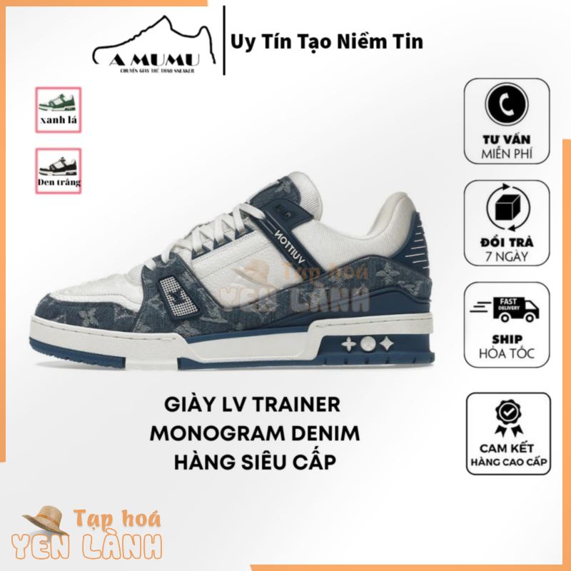 [ GIÀY CHÍNH HÃNG ] Giày thể thao sneaker,giày LV trainer luôn vui tươi eo vì mạnh mẽ sang trọng hàng quảng châu