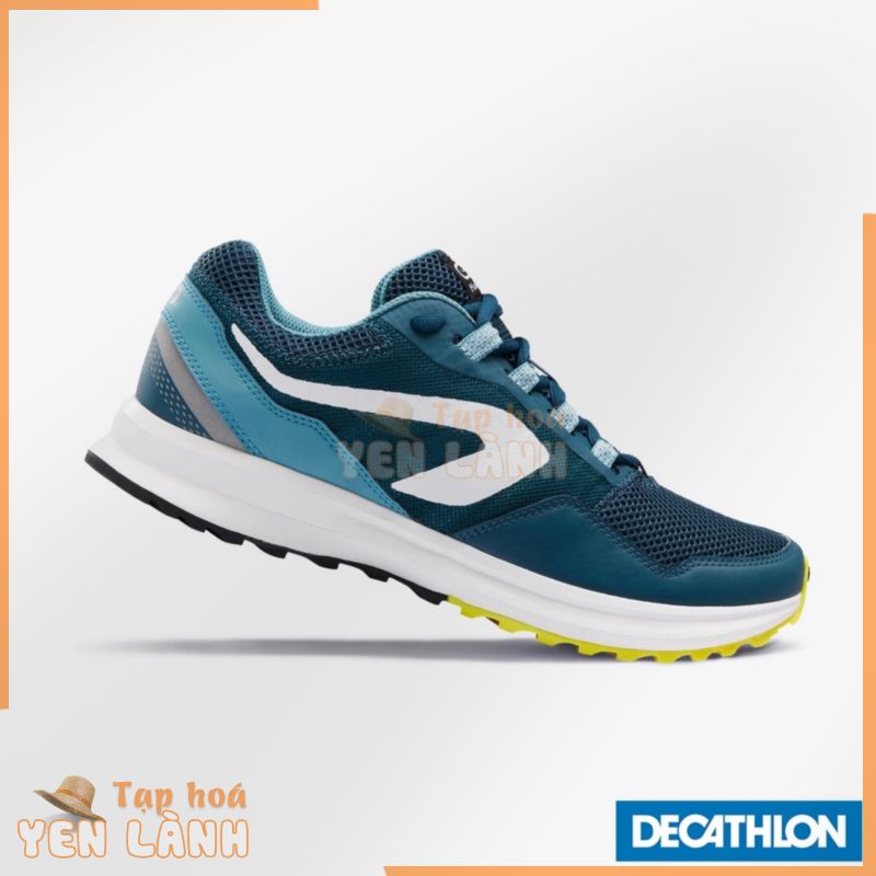 Giày thể thao cho nam DECATHLON kalenji run active màu xanh lá cây