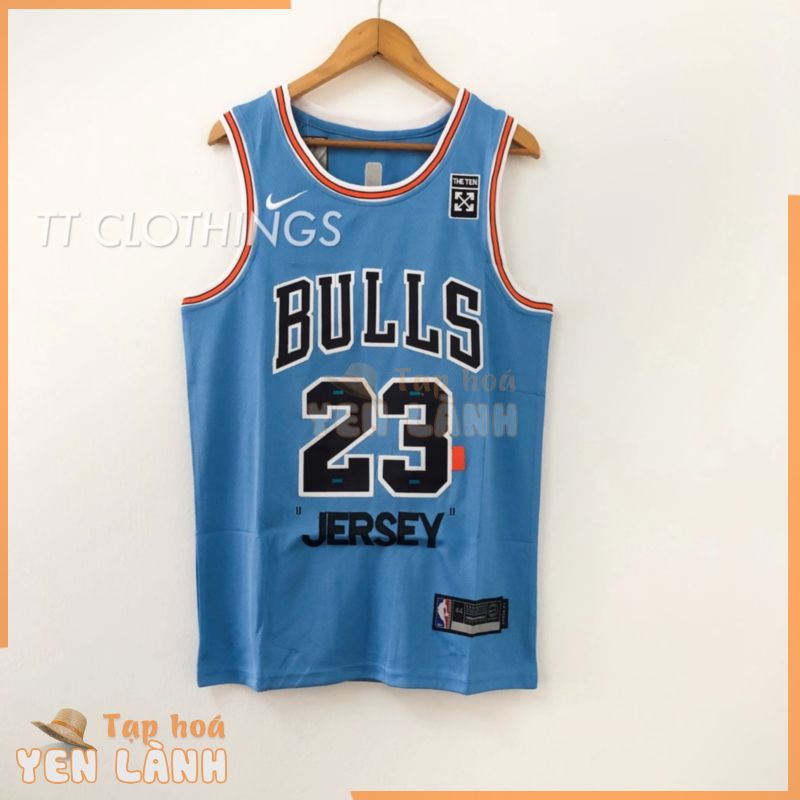 [Bán Hàng MURAH!!] Giày Thể Thao Michael Jordan x OFF WHITE Cá Tính #Áo Bóng Rổ Số 23 Chicago Bulls Chất Lượng