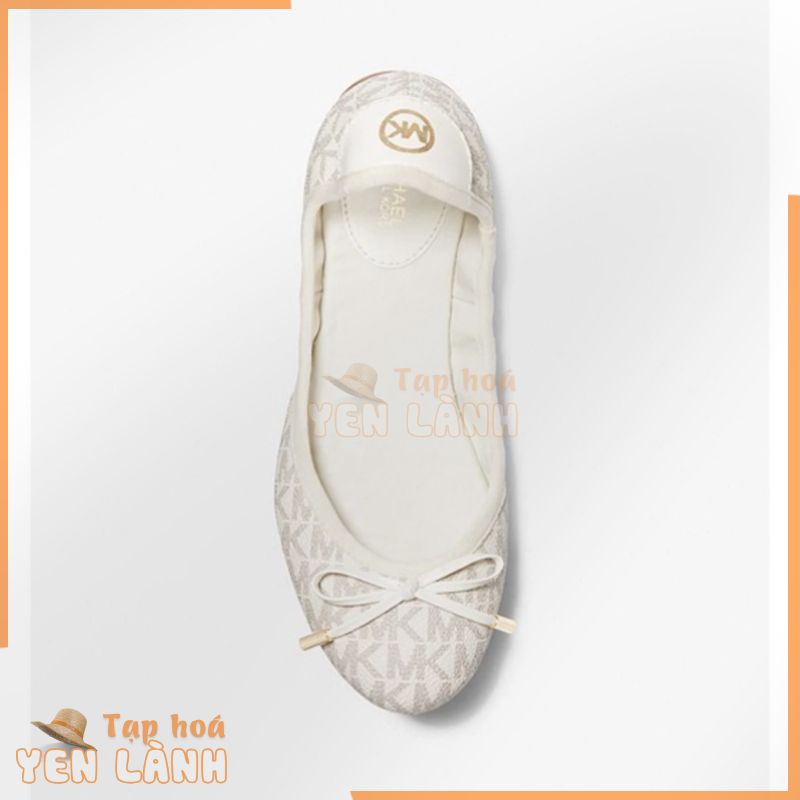 Giày nữ Michael Kors Logo Ballet Flat Style #: 40R2MKFP1B