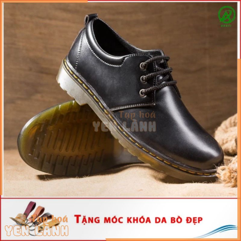 Giày Da Nam AROTI Dáng Boot Chất Da Đẹp Cao Cấp,Đế Khâu Chắc Chắn Form Mạnh Mẽ,Nam Tính Màu Nâu,Đen- Đủ size M353-D(MK)