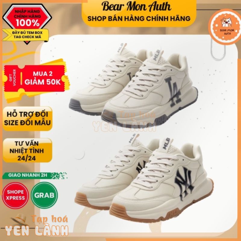 Giày Thể Thao MLB Chunky Runner Basic New York Yankees LA Dodgers 3Ashcrb3N