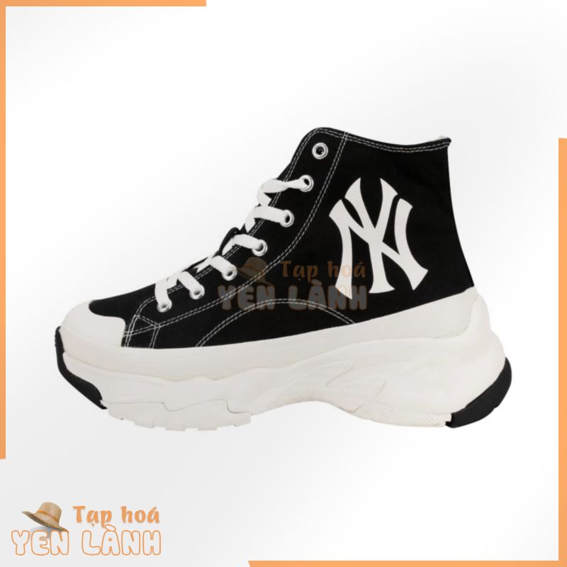 [CHÍNH HÃNG] Giày thể thao Sneaker MLB Chunky High Cổ Cao New York Yankees – màu Đen