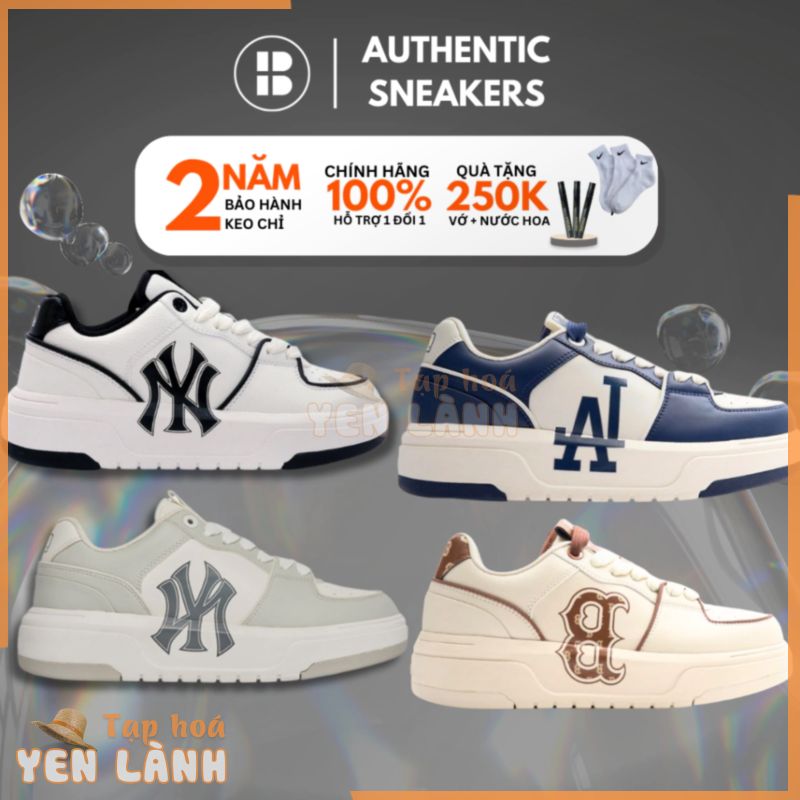 [CHÍNH HÃNG] Giày MLB Liner Chunky , Giày MLB NY Thể Thao cổ thấp, New_York_Yankees ‘White Green’