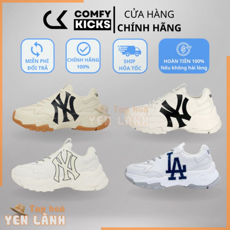 [GIÀY CHÍNH HÃNG] Giày Thể Thao MLB Chunky nam nữ unisex,Giày MLB phong cách Hàn Quốc tôn dáng