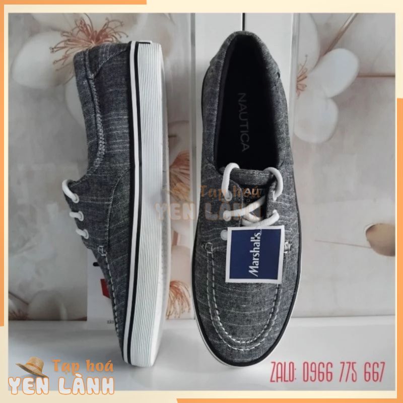 Giày Nam Hàng Hiệu Nautica Boat Shoe Denim Hàng Mỹ Chính Hãng Từ Cali