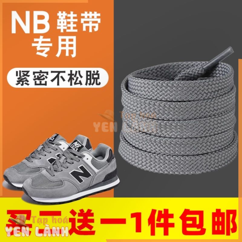 Dây Giày Hai Lớp New Balance NB 574 / 996 Màu Trắng Dễ Phối Đồ Cho Nam Và Nữ