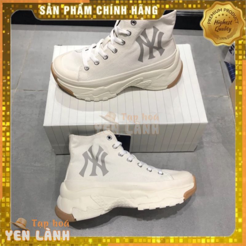 [Chính hãng-FAKE đền gấp 10] Giày MLB Chunky High New York Yankees 32SHU1111-50I  Giảm 20K Khi Nhập Mã