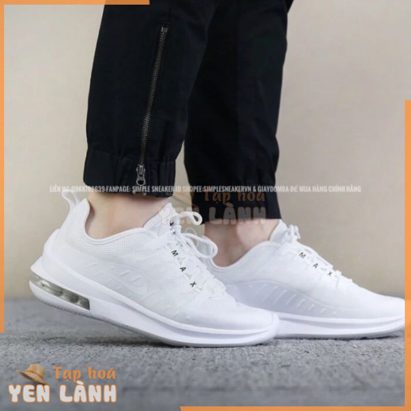 Giày Nike Air Max  FREESHIP  Giảm 100k Khi Nhập Mã [NIKE_AUTH] Giày Nike Air Max Axis All White Chính Hãng- Chuẩn Auth ¹