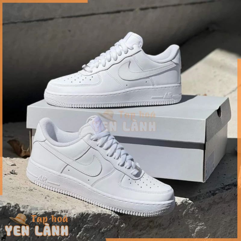 Giày AIR FORCE 1 ALL WHITE