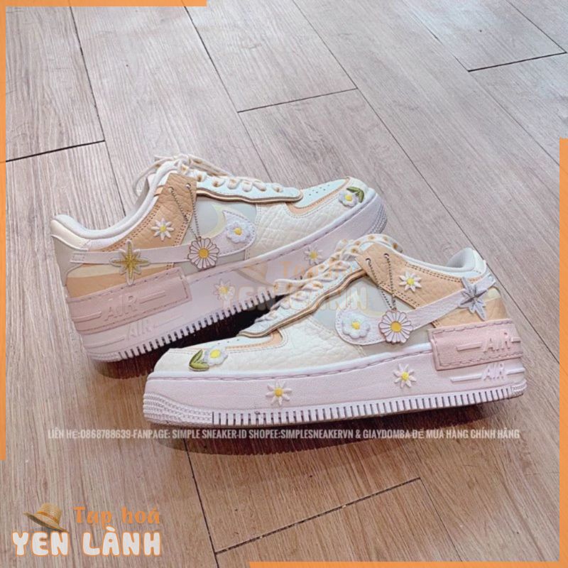 [Chính Hãng] Giày Nike Air Force 1 Shadow Aura hoa cúc