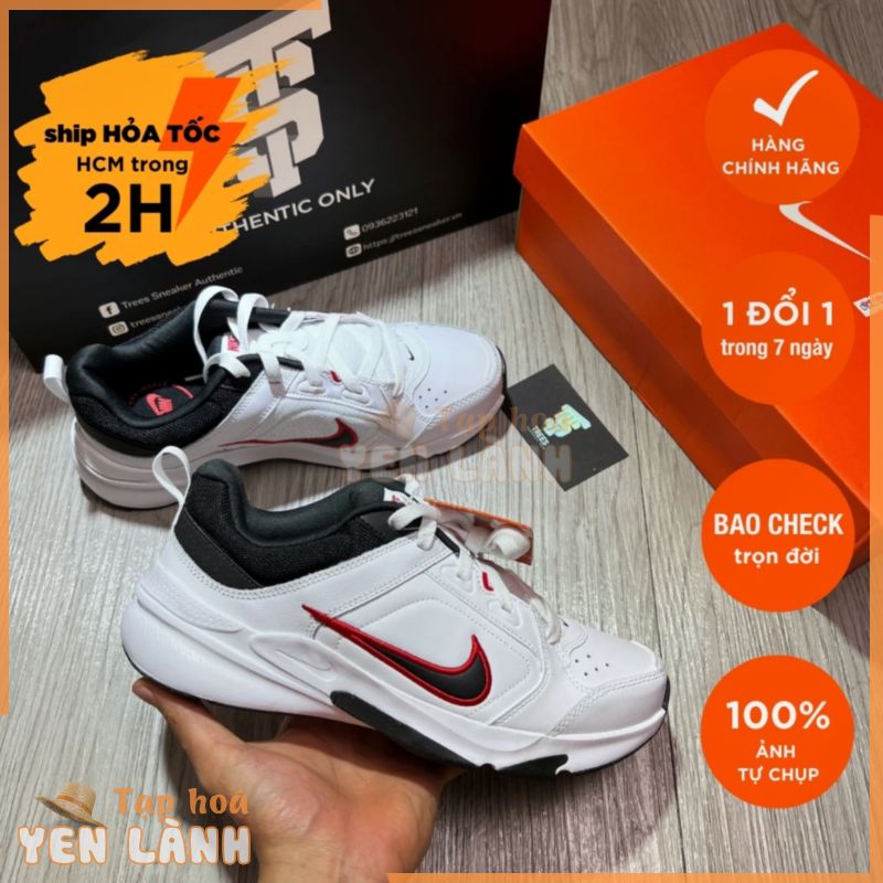 [CHÍNH HÃNG] Giày thể thao NIKE DEFY ALL DAY WHITE UNIVERSITY RED BLACK