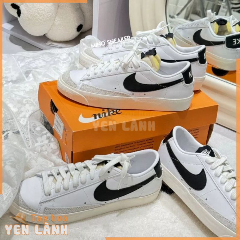 [CHÍNH HÃNG] Giày Nike Blazer Low ’77 Wms White Black (DC4769-102)