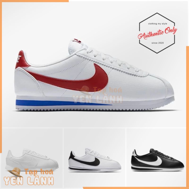 [100% CHÍNH HÃNG] Giày Nike Cortez Leather Móc Đỏ, Đen Classic – 807471/904764