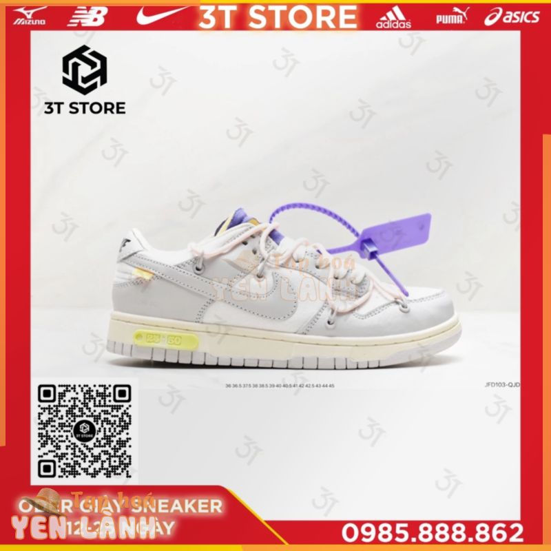 GIÀY SNEAKER MÃ SẢN PHẨM: DM1602-120_Off-White™ x Nike SB Dunk Low Lot”The 08/50″_FULL BOX_FREE SHIP TOÀN QUỐC