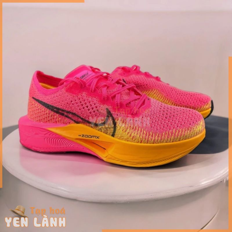 [Săn   Authentic] Giày Chạy Bộ Nike Zoomx Vaporfly Next% 3 Hyper Pink – Sneaker Thể Thao – Tặng Tất Vớ [Running Shoes