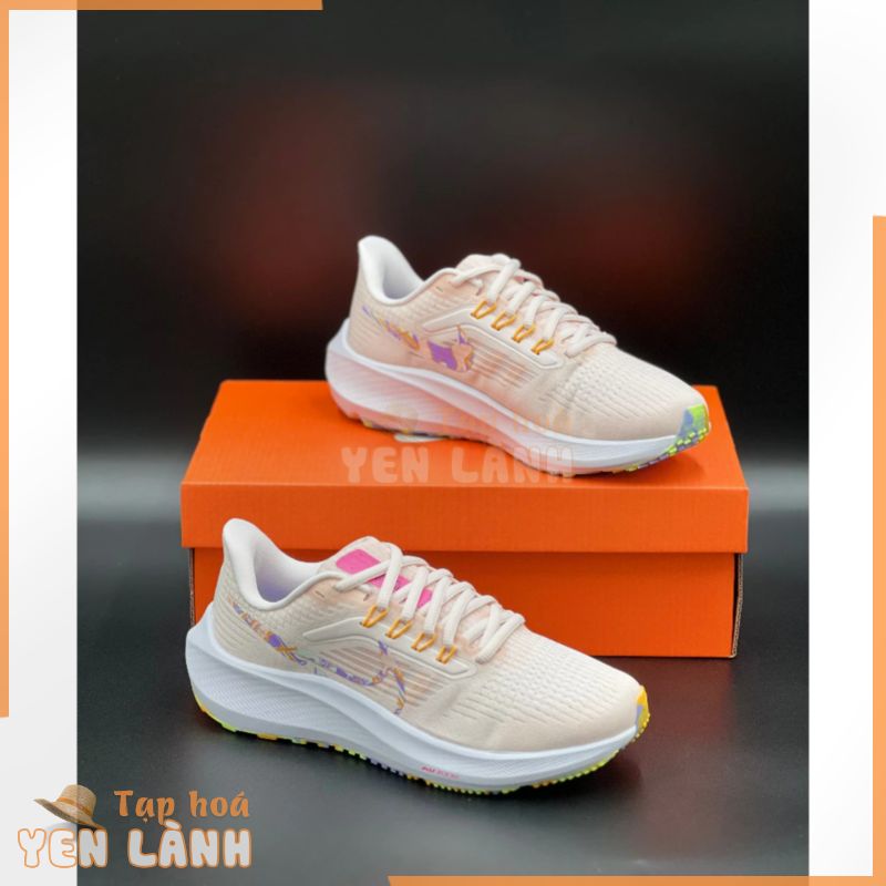 Giày Thể Thao Nik3 Zoom Pegasus 39 Màu Cam Nhạt Nữ Full Box + Tặng Kèm Vớ