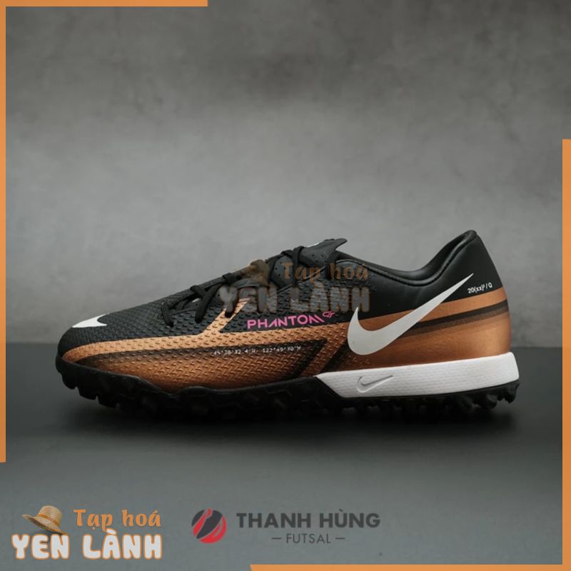 GIÀY ĐÁ BÓNG CHÍNH HÃNG NIKE PHANTOM GT2 ACADEMY TF – DR5965-810 – NÂU/ĐEN