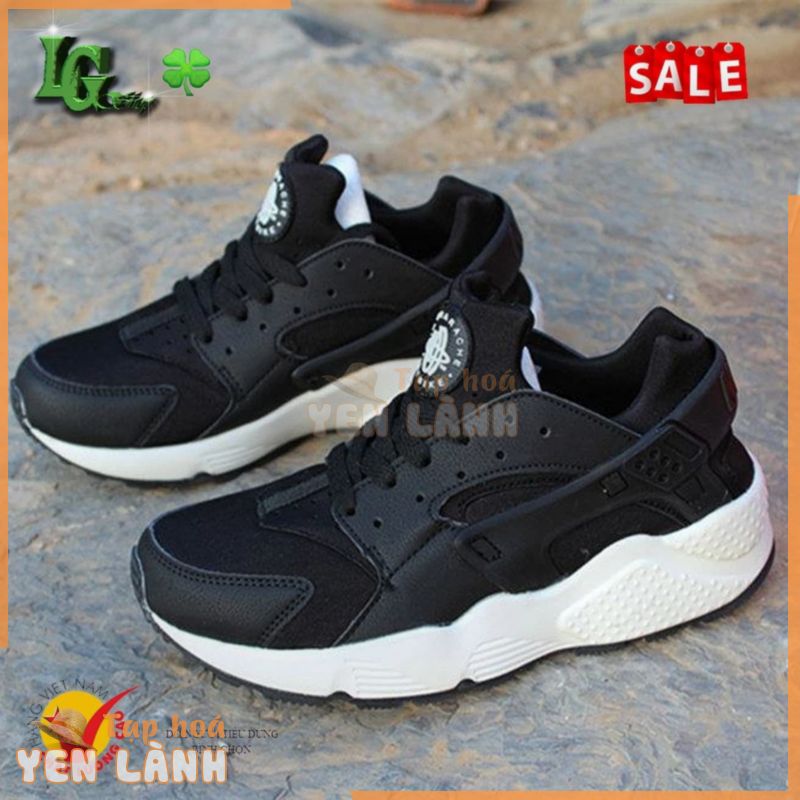 [SALE OFF] Giày Nike Huarache Đen Trắng Nam Nữ