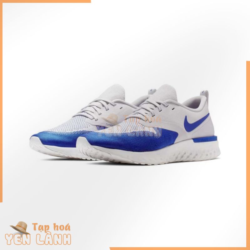 Giày Chạy Bộ Nam Nike Odyssey React 2 Flyknit màu xanh grey royal blue size 40