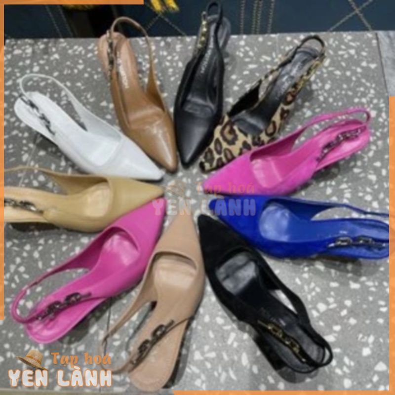 Giày cao gót nữ thời trang cao cấp thương hiệu Louis Vuitton màu sắc trang nhã, phù hợp phối với nhiều trang phục