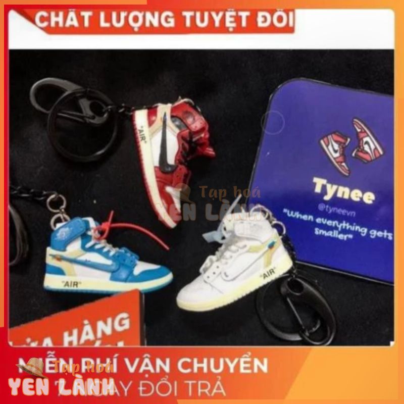 [Real] [Sales] [Air Jordan] Móc khoá 3D giày Nike Air Jordan – Off White – UNC, Chicago, All White Đẳng Cấp . ! , ‘