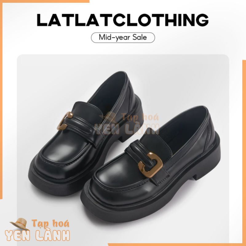 [ SẴN FULLSIZE ] Plat Form Shoes – Giày cổ thấp đế cao 4cm dành cho nữ – Giày oxford cổ thấp đế 4cm – latlatclothin