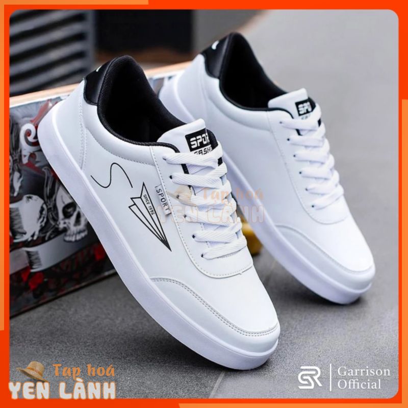 Giày Nam Sneaker Cao Cấp Paper Plane Da PU Bền Đẹp GARRISON OFFICIAL Trending 2022