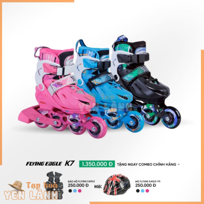 Giày Patin trẻ em Flying Eagle K7 cao cấp