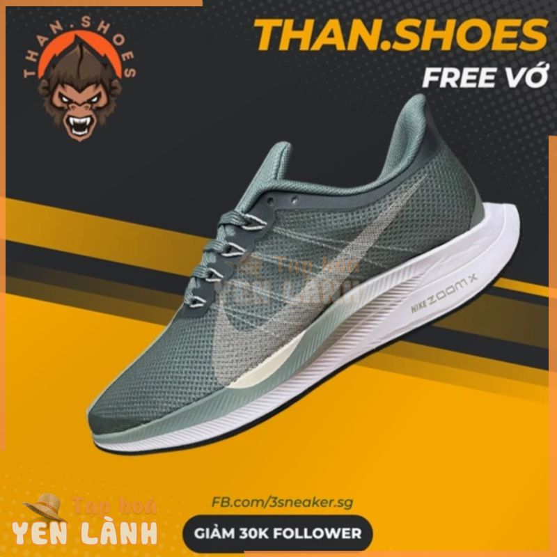 Giày Zoom X Pegasus 35 Turbo 2.0 Mica Green, Zoom X 35 Xanh Rêu – Than.Shoes