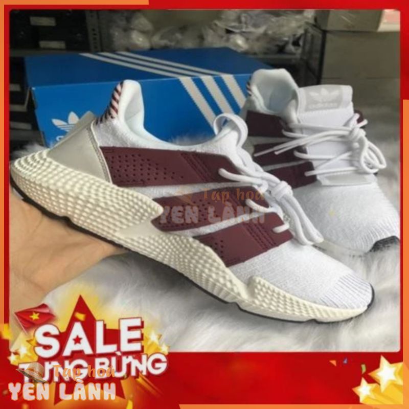 [SALE 3 NGÀY] Ảnh thật + fullbox Giầy thể thao Sneaker Prophere trắng vạch đỏ nam nữ Hottrend