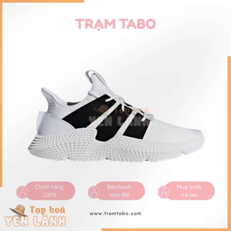 [CHÍNH HÃNG] B41886 – GIÀY NỮ ADIDAS PROPHERE WHITE BLACK – MÀU TRẮNG/SỌC ĐEN