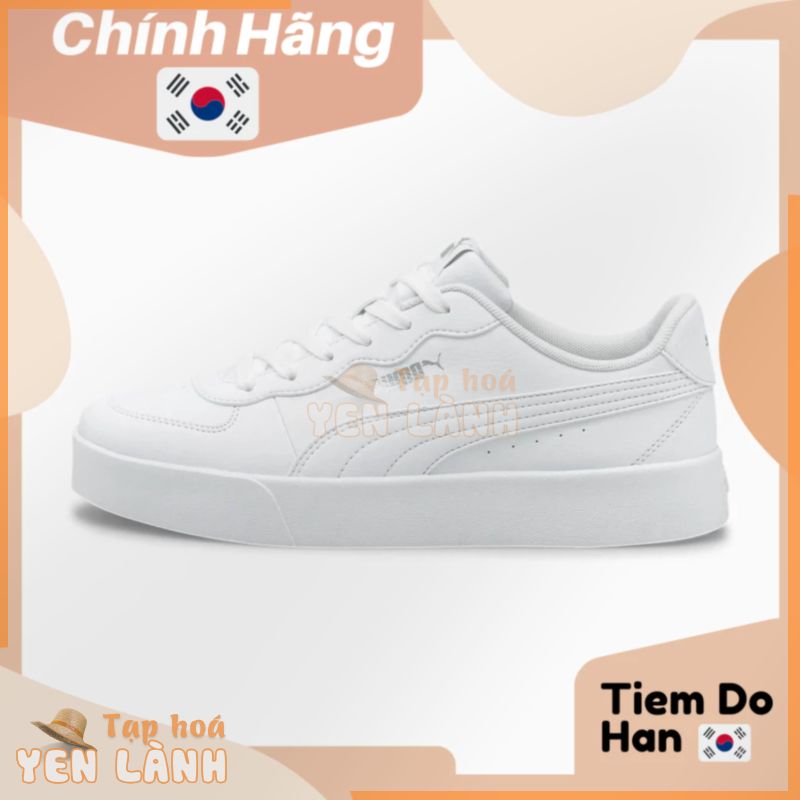 [AUTH] GIÀY THỂ THAO PUMA SKYE CLEAN ALL WHITE CHÍNH HÃNG bill hàn