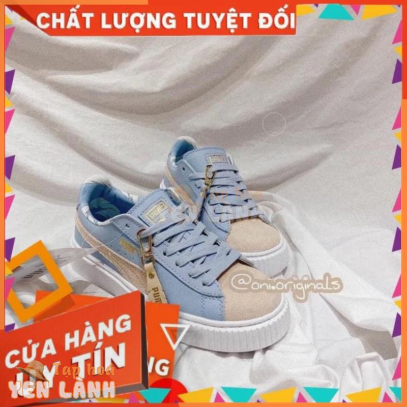 TẾT | Xả Xả| [ẢNH THẬT] Giày puma mầu xanh mũi hồng Cao Cấp TOP CHAY Có Sẵn Có Sẵn : ‘ 2021 2021