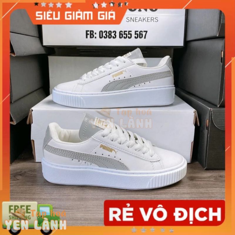 Giày   phản quang da bóng tăng chiều cao êm chân dễ phối đồ giày thể thao   phản quang giày sneaker nữ