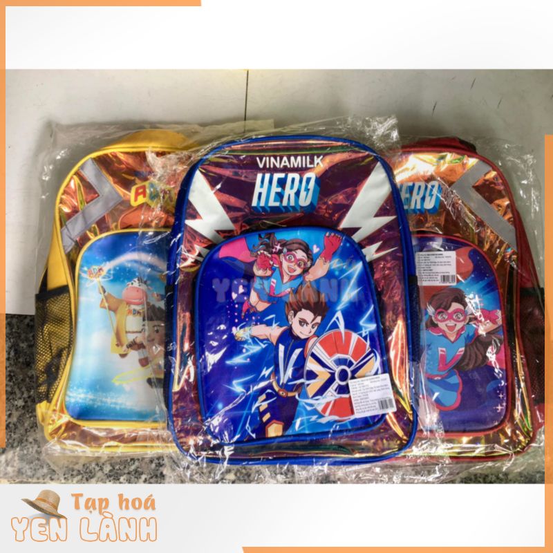 Balo Hero Phản Quang giày dặn, rộng, chắc chắn, màu sắc trẻ trung, nhiều nhân vật, rất phù hợp với các bé tiểu học