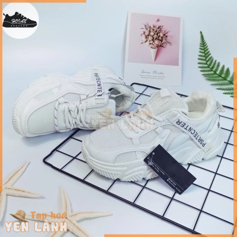 [SALE] Giày Sneaker Stay Real Đế Độn Nữ – Thể Thao Màu Trắng Hai Dây [FREE SHIP + HỘP GIÀY + HỘP BẢO VỆ]